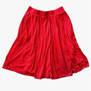 LuLaRoe Madison Pleated A-Line Circle Skirt with Pockets